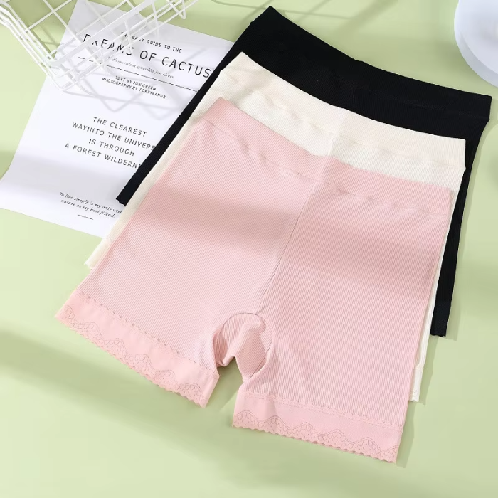 Plus Size Girls Safety Shorts Panties | Breathable  Boxer Underwear | Seamless Elasticity For Yoga Sports