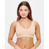U Back Wireless Medium Impact Sports Bra | Padded Workout Yoga Bra | Ribbed Crop Top