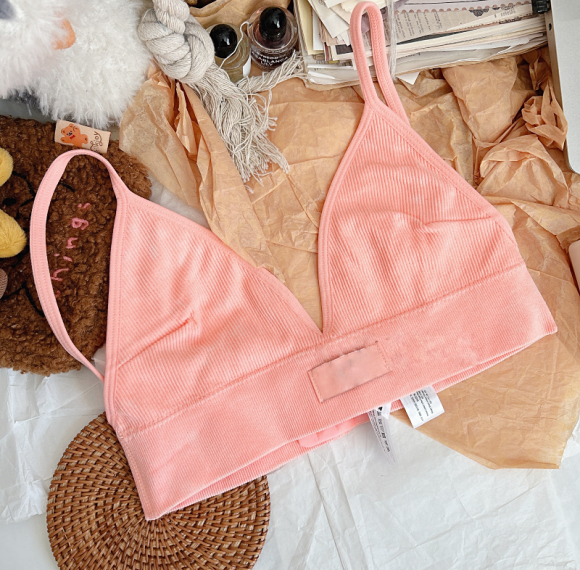 Comfort Nylon Bralette Lightly Lined | Sexy V Neck Bralettes For Women | Fast Dry Elastic Padded Gym