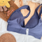 Yoga Ribbed Sports Bras For Women | V-Neck Wireless Bralettes | Support Comfort Plunge Padded