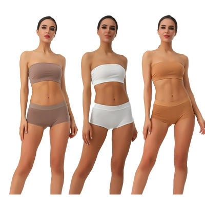 Women's Understated Cotton Brief Panty | Comfortable Seamless Stretch | Boy Short Panties