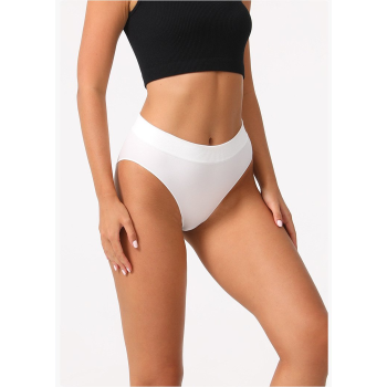 Balancing Act Hi-Cut Brief Panty | High Waisted Cheeky Bikini Bottoms | High Cut Women's Briefs