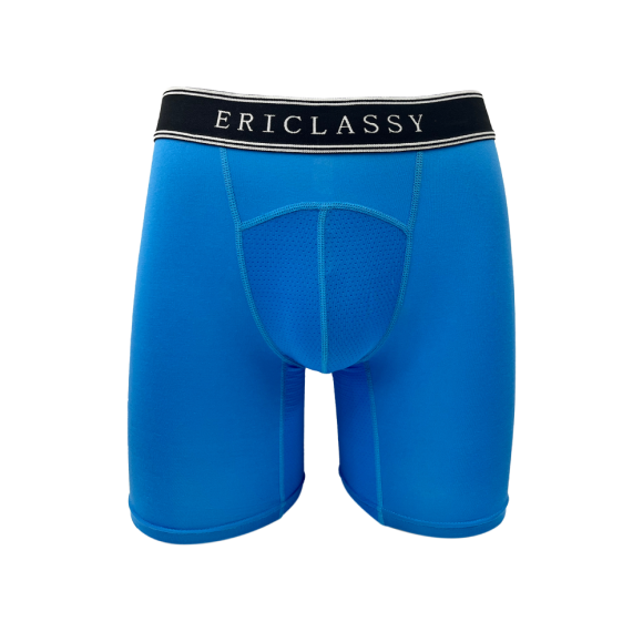 Mens Underwear Stretchy Cotton Soft Boxer Briefs | Front Mesh Breathable | Moisture Wicking