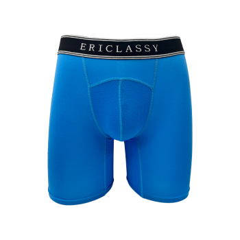 Mens Underwear Stretchy Cotton Soft Boxer Briefs | Front Mesh Breathable | Moisture Wicking