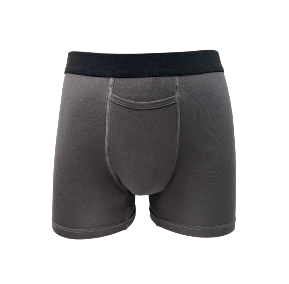 Ball Pouch Underwear For Men W/Fly | Men's Boxer Performance Fabric  | No Ride Up Legs