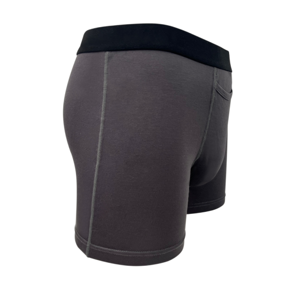 Ball Pouch Underwear For Men W/Fly | Men's Boxer Performance Fabric  | No Ride Up Legs