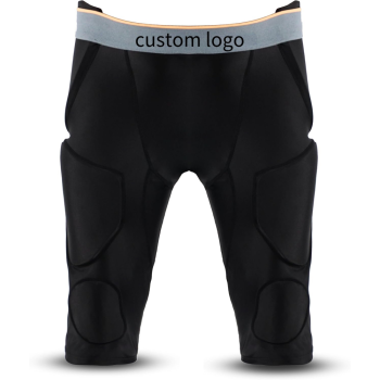 Football Girdle Shorts Underwear with Pads For Men's & Boy's | 7 Padded Integrated Football Pads with Hip | Thigh Pads And Cup Pocket