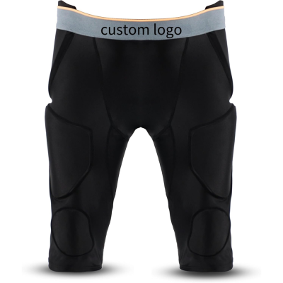 Football Girdle Shorts Underwear with Pads For Men's & Boy's | 7 Padded Integrated Football Pads with Hip | Thigh Pads And Cup Pocket