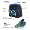 5D Motorcycle Underwear with Gel Cushion | Men's  Cycling Pants Underwear | Mountain Bike Trail Riding Breathable