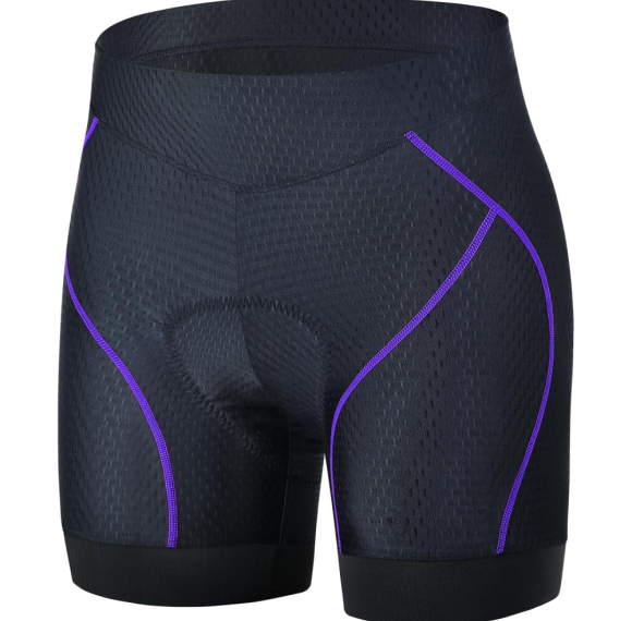 Sportliche Damen-Radunterwäsche-Shorts | 3D-gepolstertes Fahrrad | MTB-Innenshorts mit rutschfesten Beingriffen
