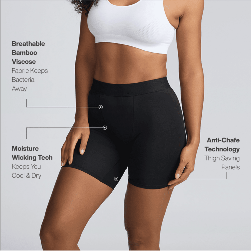 Women's Boxer Underwear Organically Grown Bamboo | Moisture-Wicking | Anti-Chafing Boxers