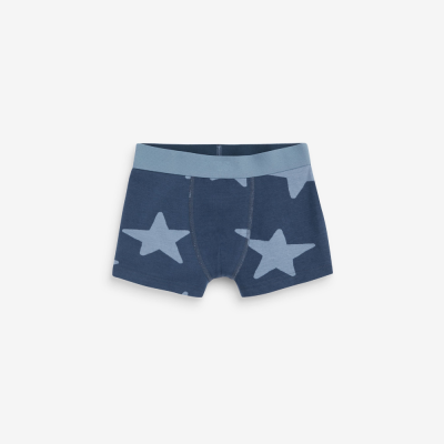 Boys 5pcs Boxer Underwear Pack | Blue Stars And Stripes Trunks | Baby Toddler Soft Cotton Underwear