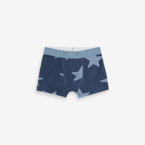 Boys 5pcs Boxer Underwear Pack | Blue Stars And Stripes Trunks | Baby Toddler Soft Cotton Underwear