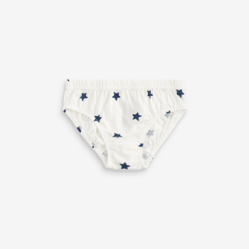 Baby Soft Cotton Underwear | Blue Stars And Stripes 100% Cotton Briefs | Children Truck Panties