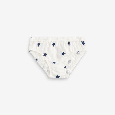 Baby Soft Cotton Underwear | Blue Stars And Stripes 100% Cotton Briefs | Children Truck Panties