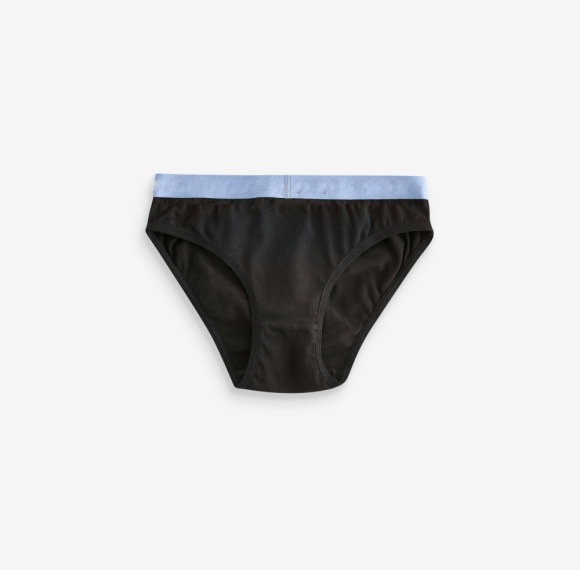 High Rise Girls Period Bikini Briefs | Double Layered Gusset Elasticated | High Leg Shape With Narrow Side Seams