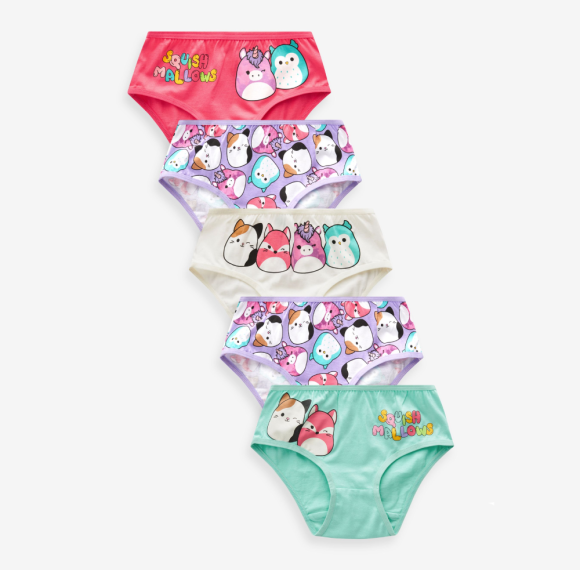 Little Girls' Cotton Panties | Baby Toddler Soft Underwear| Soft Breathable Girls' Briefs