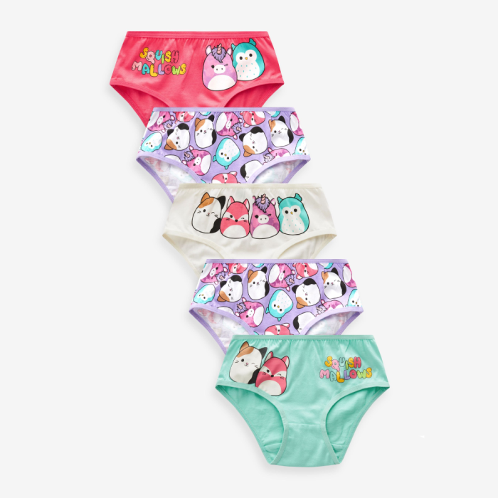 Little Girls' Cotton Panties | Baby Toddler Soft Underwear| Soft Breathable Girls' Briefs