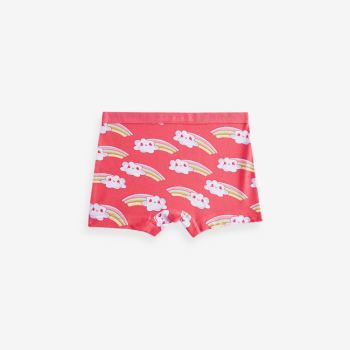 Custom Girls' Underwear Panties | Pink Panda Stampy Short Boxers | High Rise Full Coverage Shape