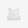 Girls Racer Back Crop Tops Bralettes | Double Layered Front Panel | Lasting Comfort Fit