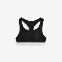 Girls Racer Back Crop Tops Bralettes  | Double Layered Front Panel | Lasting Comfort Fit