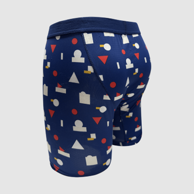 Super Fit Long Men's Boxer Briefs | Breathable Quick-Dry Underwear | Soft 4-Way Stretch