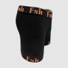 Middle Finger Mens Boxer Brief Running Shorts | Cotton Athletic Mens Underwear | Leg Opening Logo Custom