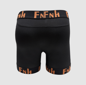 Middle Finger Mens Boxer Brief Running Shorts | Cotton Athletic Mens Underwear | Leg Opening Logo Custom
