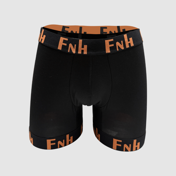 Middle Finger Mens Boxer Brief Running Shorts | Cotton Athletic Mens Underwear | Leg Opening Logo Custom