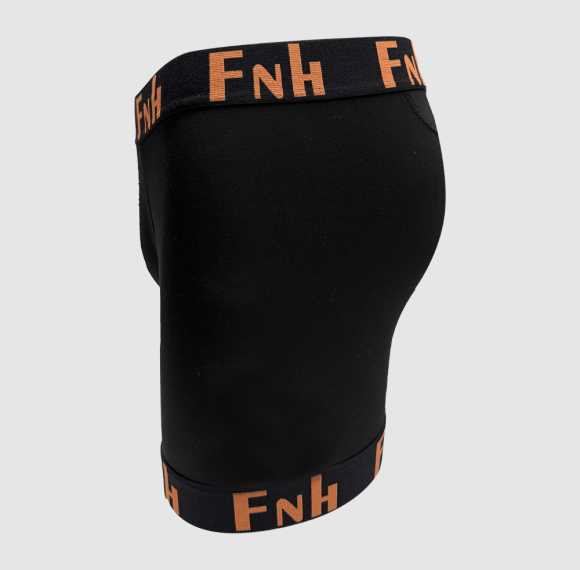 Middle Finger Men's Boxer Briefs Running Shorts | Cotton Athletic Mens Underwear | Leg Opening Logo Custom