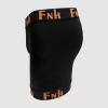 Middle Finger Mens Boxer Brief Running Shorts | Cotton Athletic Mens Underwear | Leg Opening Logo Custom