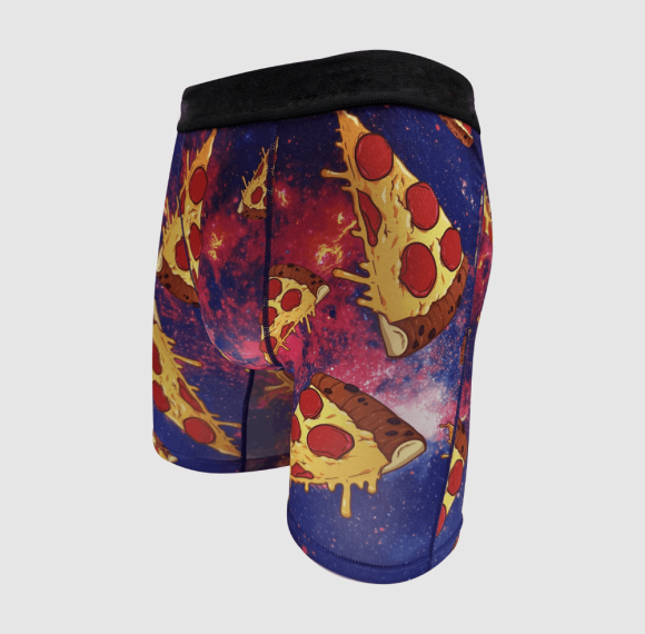 Novelty Men's Boxer Briefs Underwear Junk Food | Food Print Underwear | Breathable And Supportive