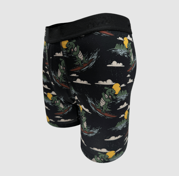Men's Super Soft Boxer Briefs Built In Pouch | Support Stretch Sports Underwear | No-Roll Waistband Lightweight Athletic