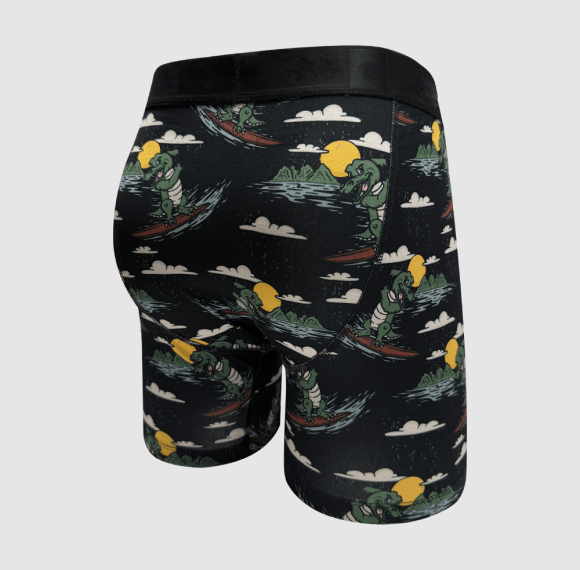 Men's Super Soft Boxer Briefs Built In Pouch | Support Stretch Sports Underwear | No-Roll Waistband Lightweight Athletic