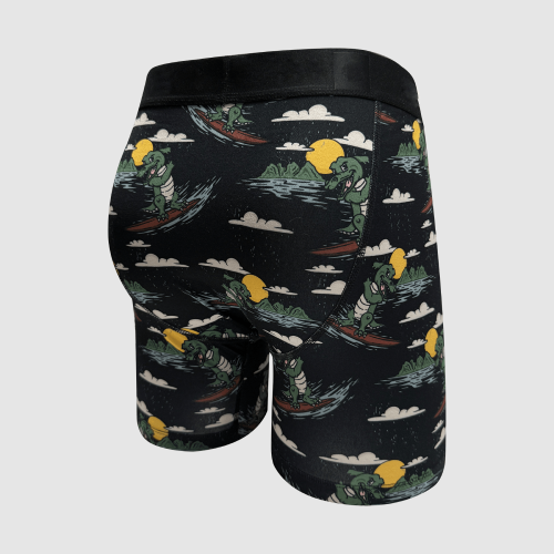 Men's Super Soft Boxer Briefs Built In Pouch | Support Stretch Sports Underwear | No-Roll Waistband Lightweight Athletic