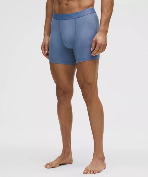 Men's Modal Stripes Solid Boxer Shorts | Moisture Wicking Men's Loose-Fitting Underwear | Quick-Drying