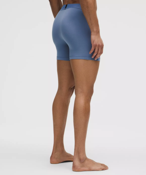 Men's Modal Stripes Solid Boxer Shorts | Moisture Wicking Men's Loose-Fitting Underwear | Quick-Drying