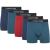 Men's Underwear Cotton Stretch | Men's Boxer Briefs Trunk | Contoured Pouch Open Fly