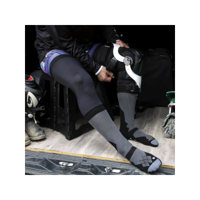 Knee Brace Riding Motorcycle Socks | Advanced Moisture-Wicking | Extra Cushioning And Support