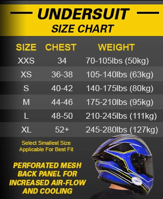 Mens Custom Wholesale Motorcycle Undersuit | High Stretch Fit | Full Length Two-Way Zipper