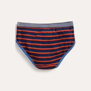 Boys' Sport Briefs Underwear | 100% Rib-Knit Cotton | Soft Stripes Design