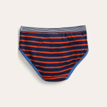 Boys' Sport Briefs Underwear | 100% Rib-Knit Cotton | Soft Stripes Design
