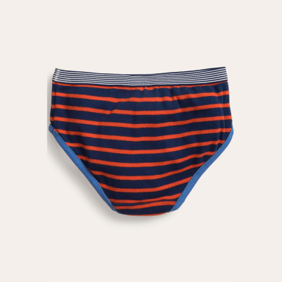 Boys' Sport Briefs Underwear | 100% Rib-Knit Cotton | Soft Stripes Design