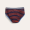 Boys' Sport Briefs Underwear | 100% Rib-Knit Cotton | Soft Stripes Design