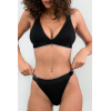 Soft Comfortable Women's Underwear Set | Wide Elastic Straps | Triangle Cotton Set Of Bralette & Thong/Briefs