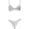 White Lace Women's Underwear Set | 2-Piece Lace Lingerie Set | Adjustable Straps | Wireless Bra