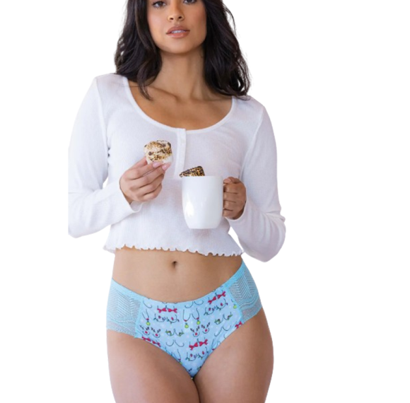 Women's Modal Bikini Underwear Briefs | Classic Cheeky Panties | Sexy Breathable Mesh Design