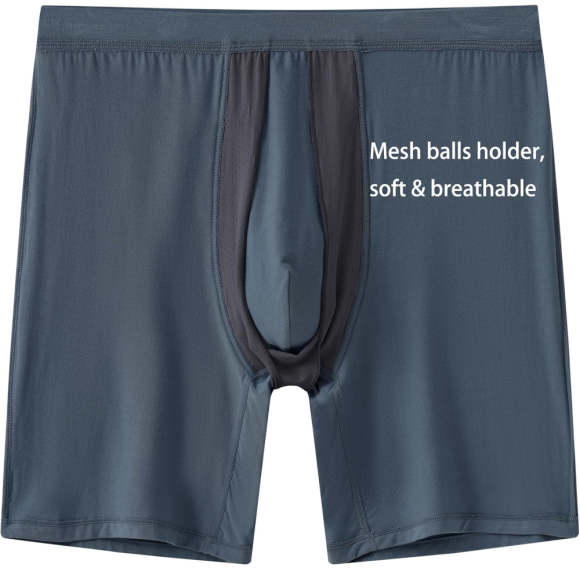 Mens Support Ball Pouch Underwear | Anti-Chafing Hammock | Men's Boxer Briefs