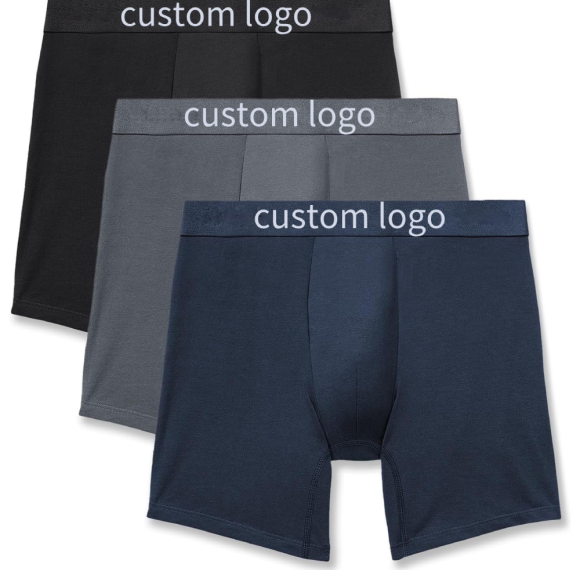 Men's Boxer Briefs Underwear | 6" Luxury Modal Fabric | Stay-Put Waistband