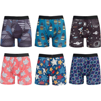 Men's Boxer Briefs | Anti-Scratch Safety Bag | No-Roll Waistband | Quick-Dry Moisture Wicking